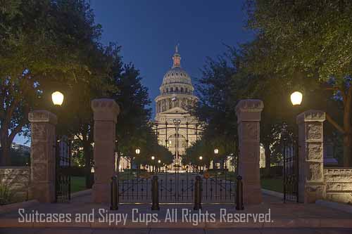 Touring the Texas Capitol at Night