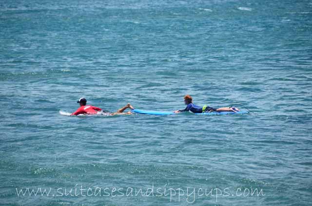 Kids Surfing Lessons with Hans Hedemanns Surf School at Turtle Bay Resort