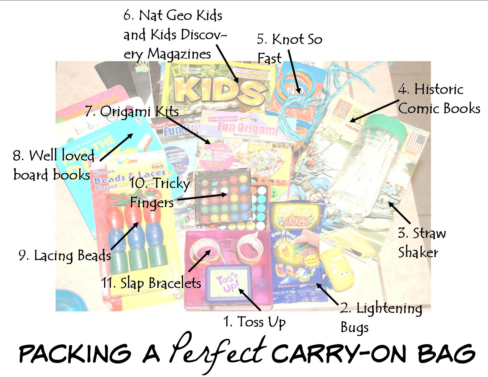 Travel Tips Tuesday: Packing a Carry-on Bag for Kids that Actually Entertains Kids