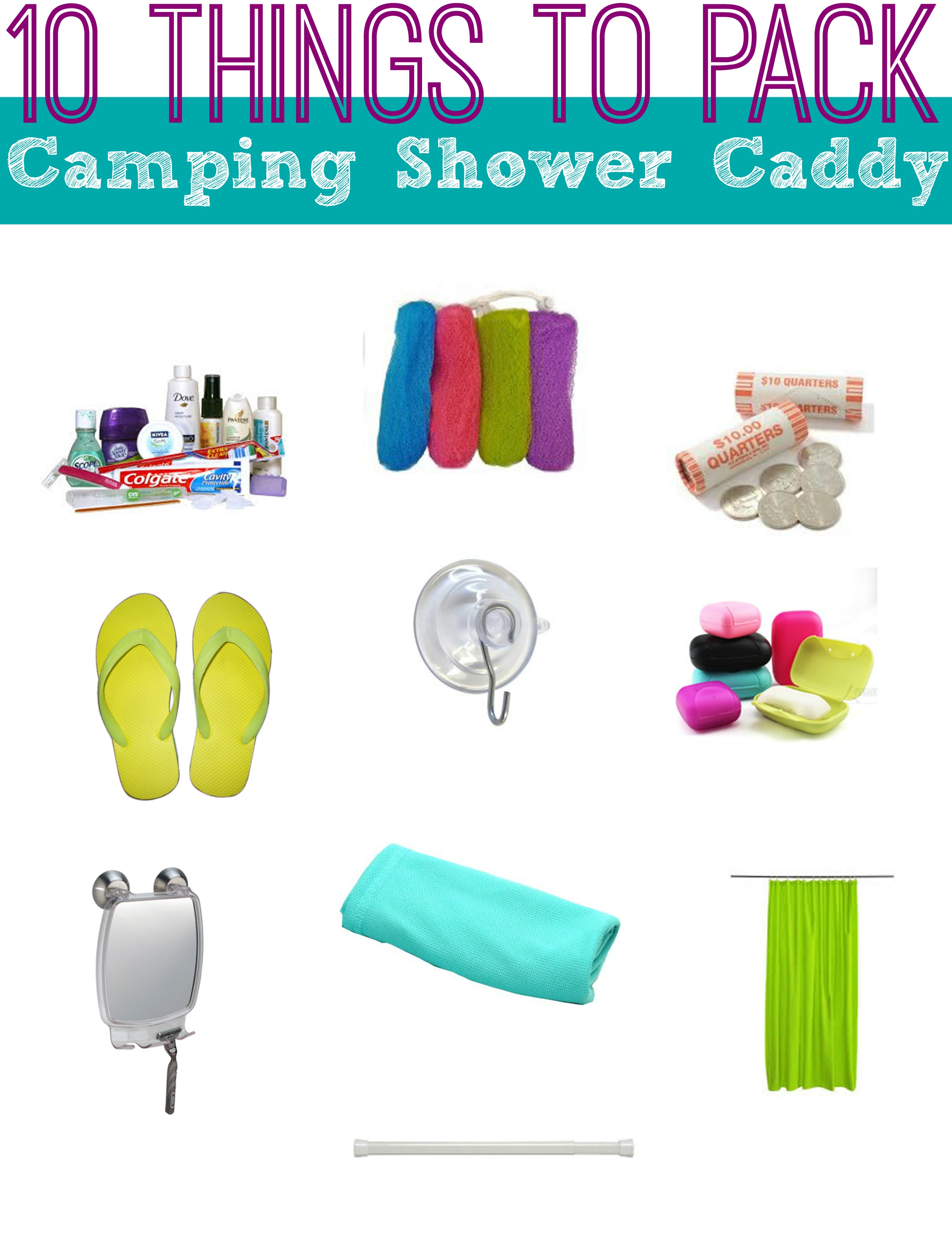 10 Things to Pack in Your Camping Shower Caddy
