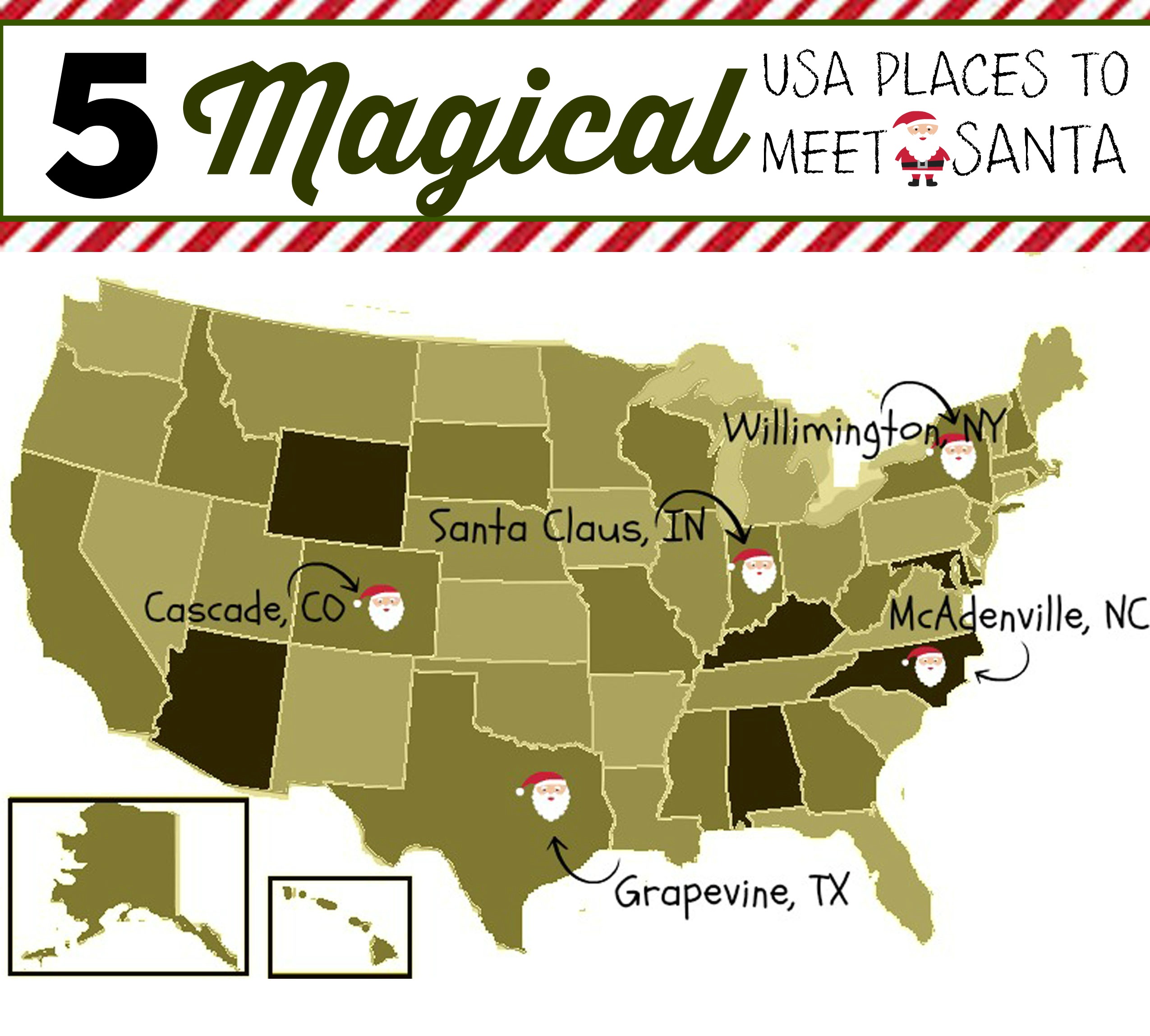 Five Magical Places to Meet Santa