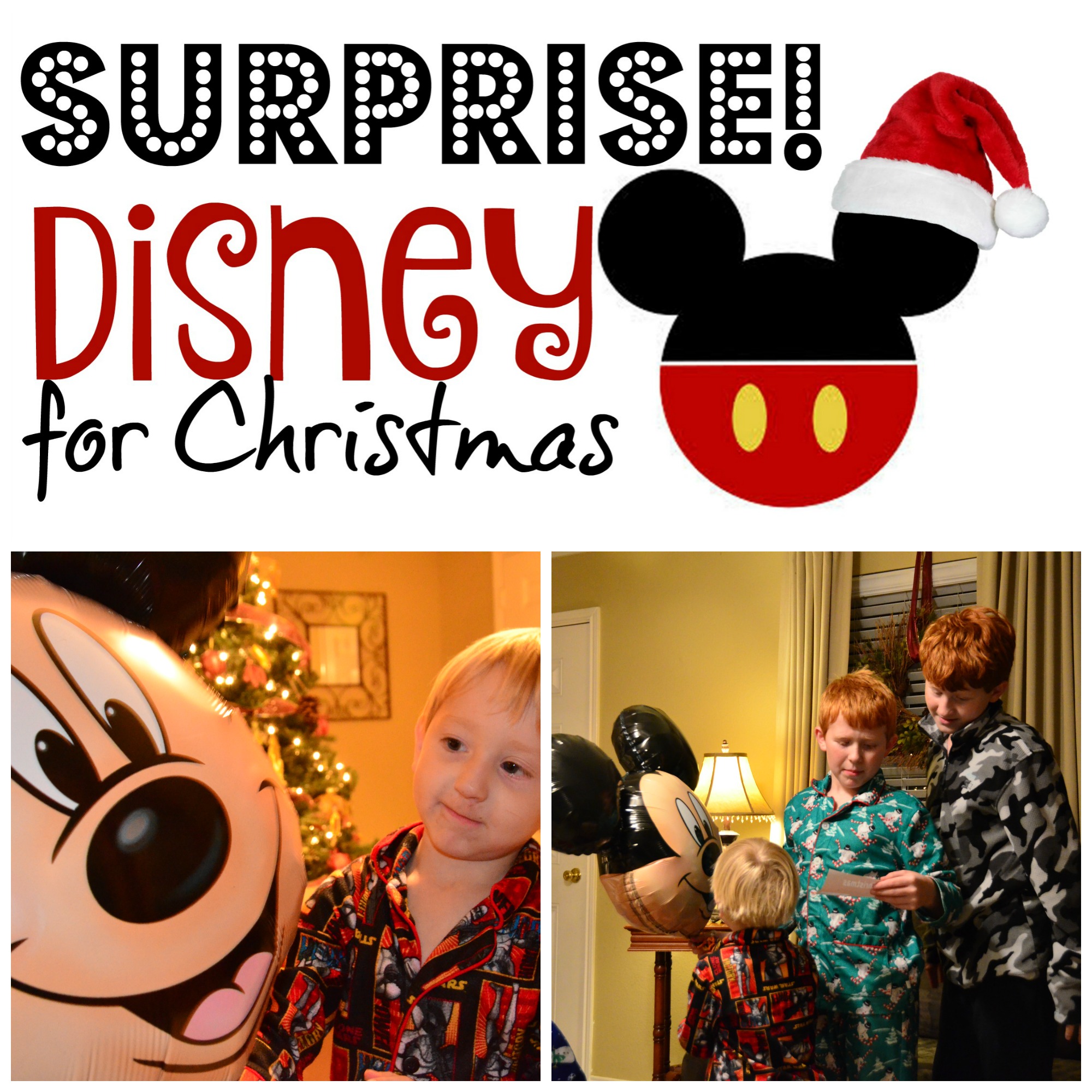 Wrapping up a Disney Trip Surprise for Christmas